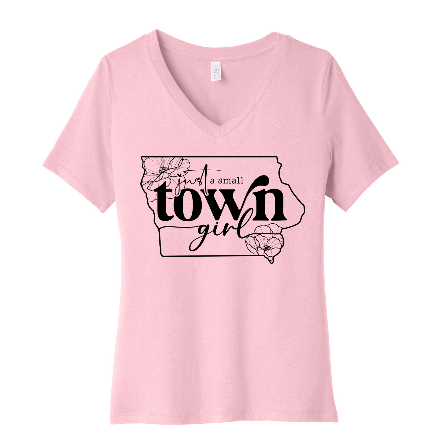 π Small Town Iowa Girl V-Neck