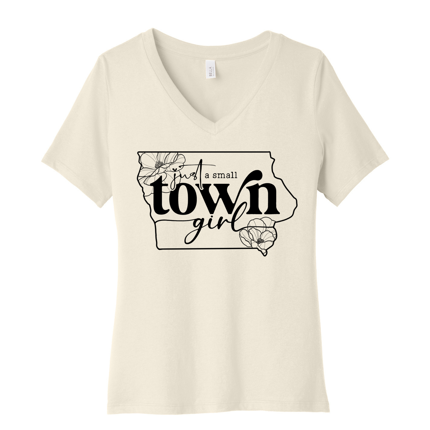 💛 Small Town Iowa Girl V-Neck