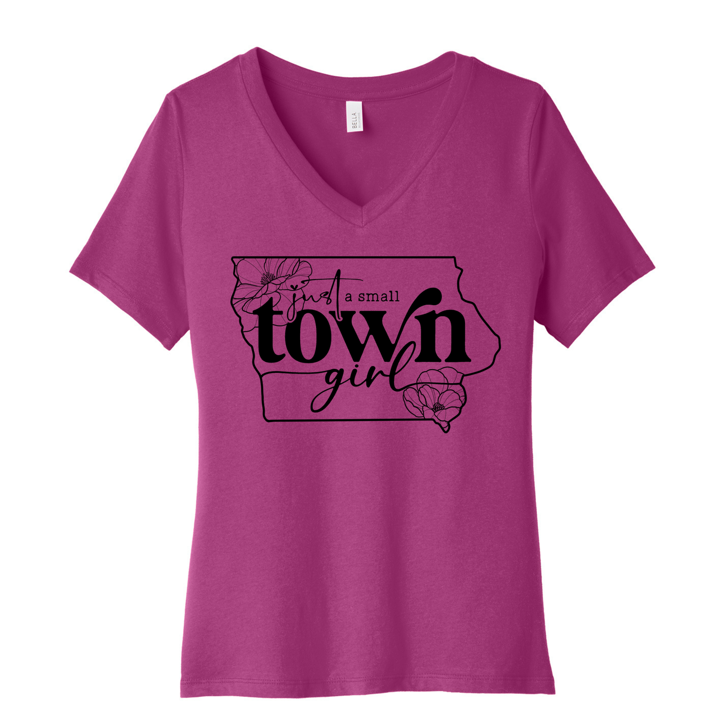 💛 Small Town Iowa Girl V-Neck