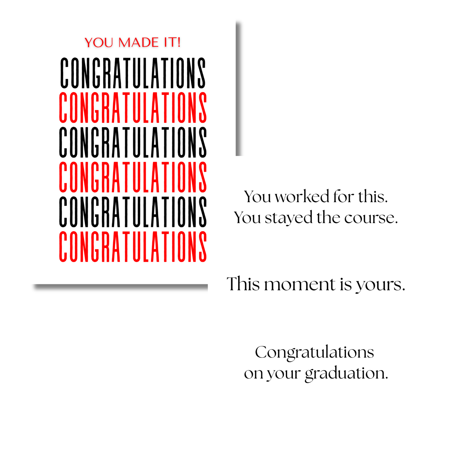 Graduations Card 2026 (individuals)