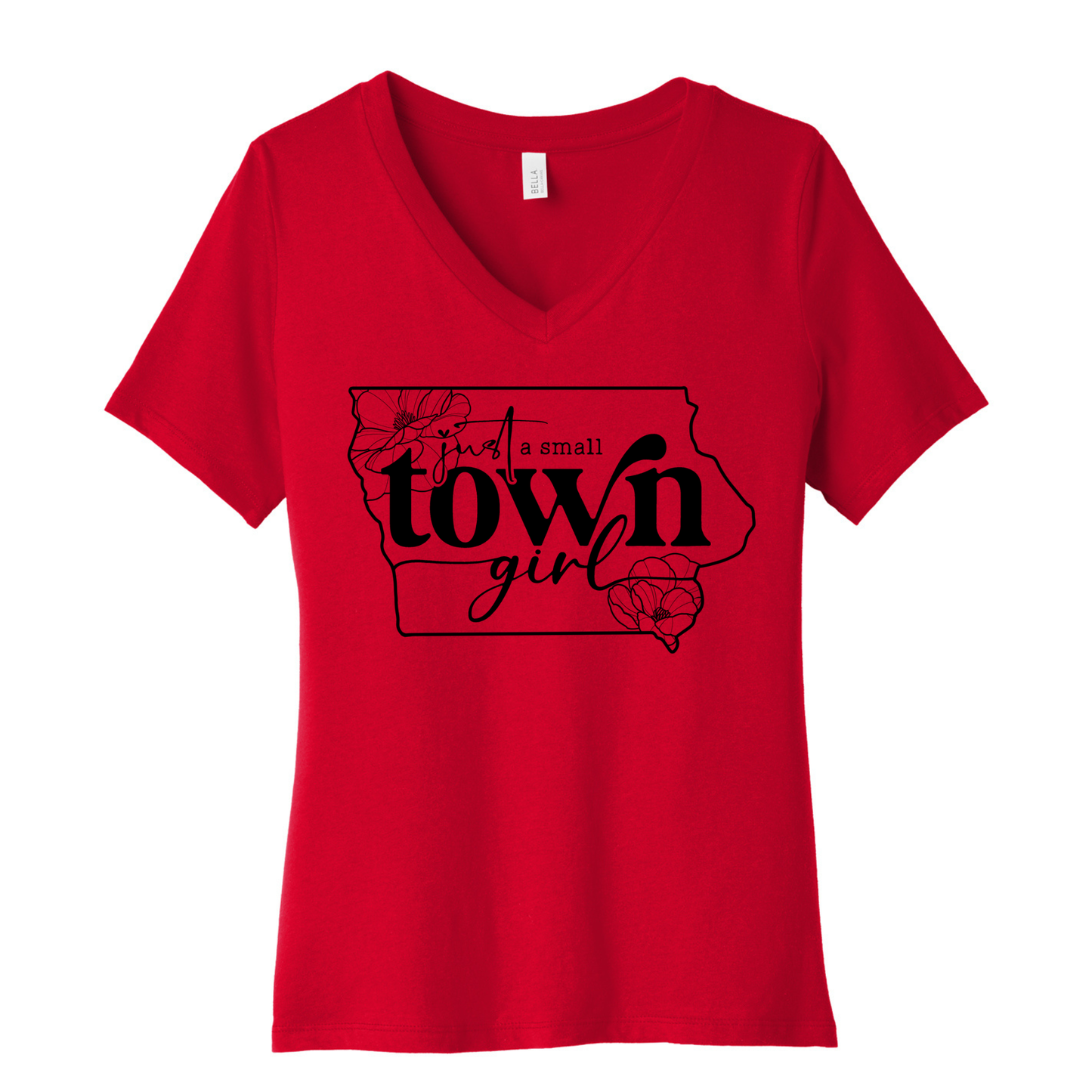 💛 Small Town Iowa Girl V-Neck
