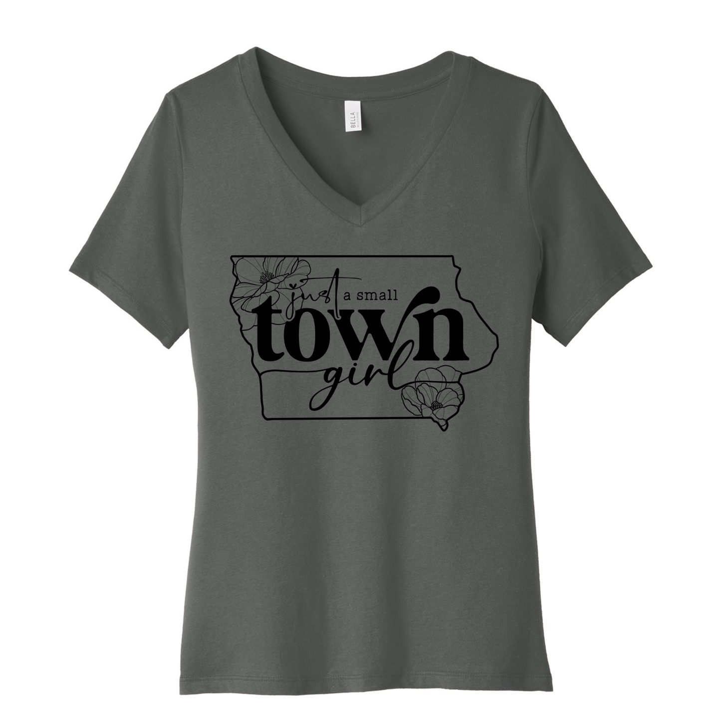 💛 Small Town Iowa Girl V-Neck