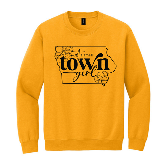 Small Town Iowa Girl Crewneck – Fall Collection