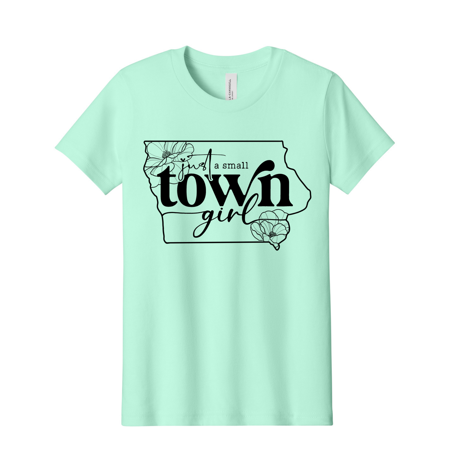 💛 Small Town Iowa Girl Youth T-Shirt