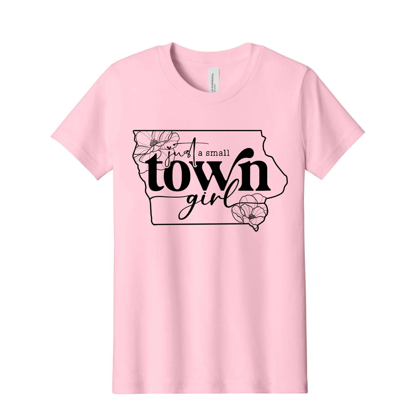 💛 Small Town Iowa Girl Youth T-Shirt