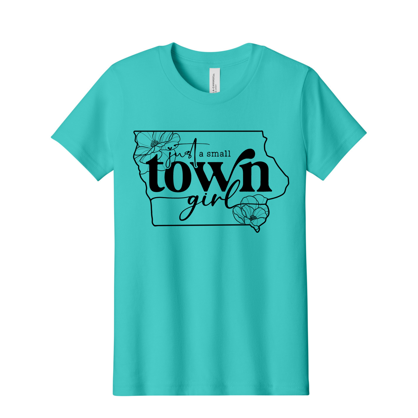 💛 Small Town Iowa Girl Youth T-Shirt