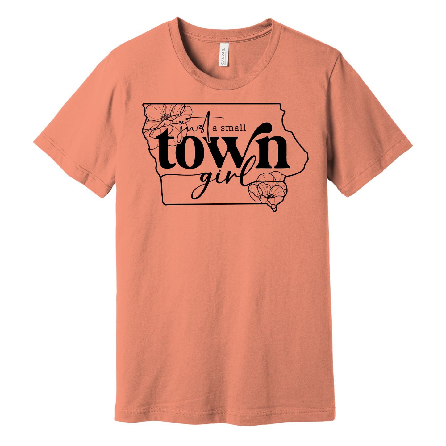 💛 Small Town Iowa Girl T-Shirts