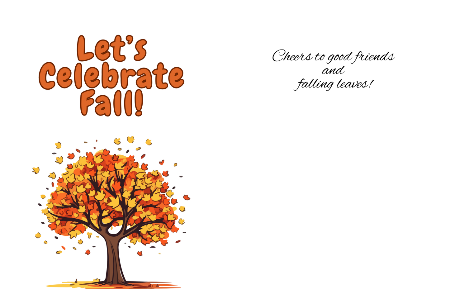 "FALL INTO FRIENDSHIP" CARD SET