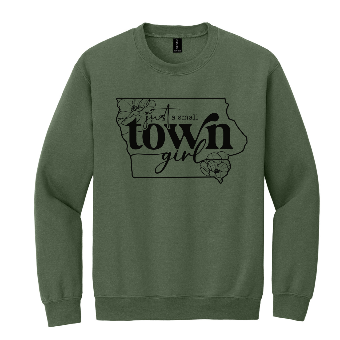 Small Town Iowa Girl Crewneck – Fall Collection
