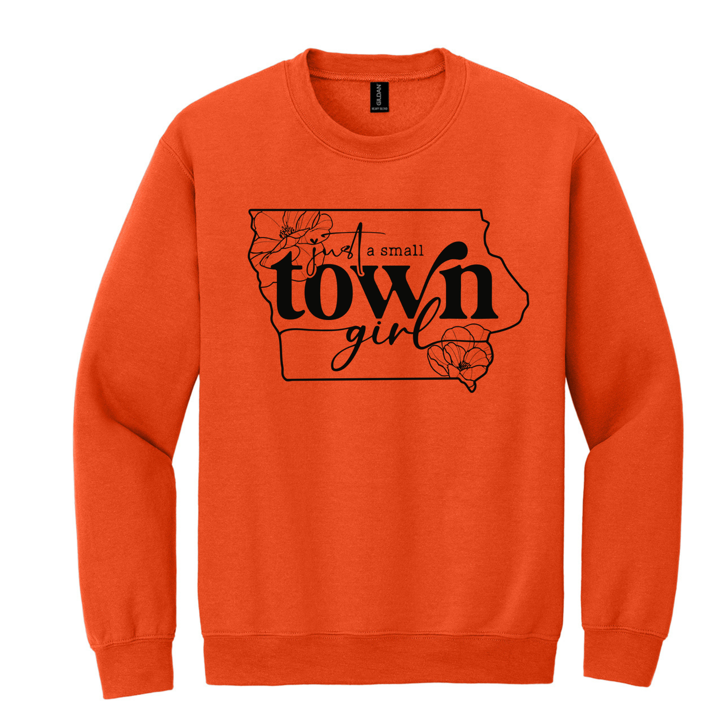 Small Town Iowa Girl Crewneck – Fall Collection